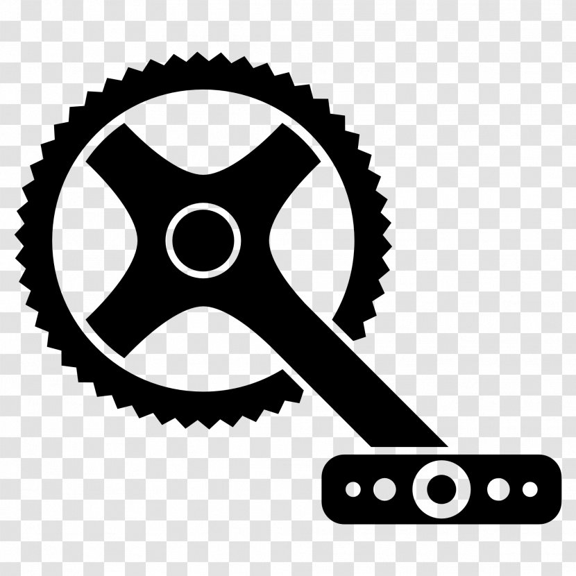 Bicycle Cranks Wheels Gearing Clip Art - Sprocket Transparent PNG