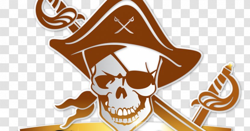 Jolly Roger Skull And Crossbones Piracy Human Symbolism - Treasure Bowl Transparent PNG