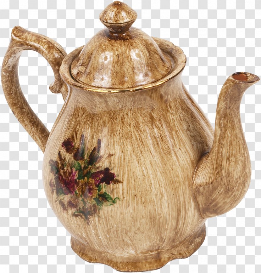 Teapot Kettle Ceramic Pottery Jug - High Transparent PNG