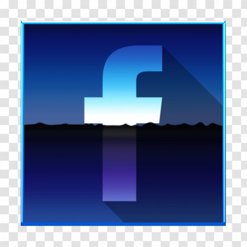 Facebook Icon Social - Logo Electric Blue Transparent PNG