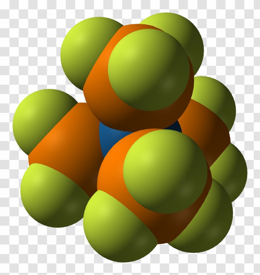 Phosphorus Trifluoride Space-filling Model Chemistry - Trichloride - Atomic Bomb Transparent PNG