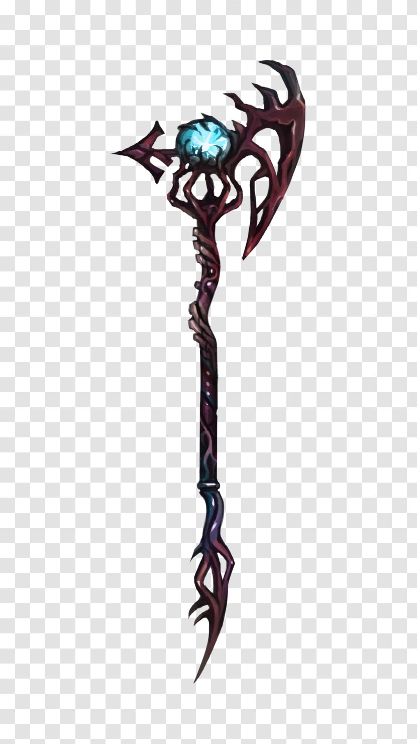 Character Fiction Weapon - Magic Staff Transparent PNG