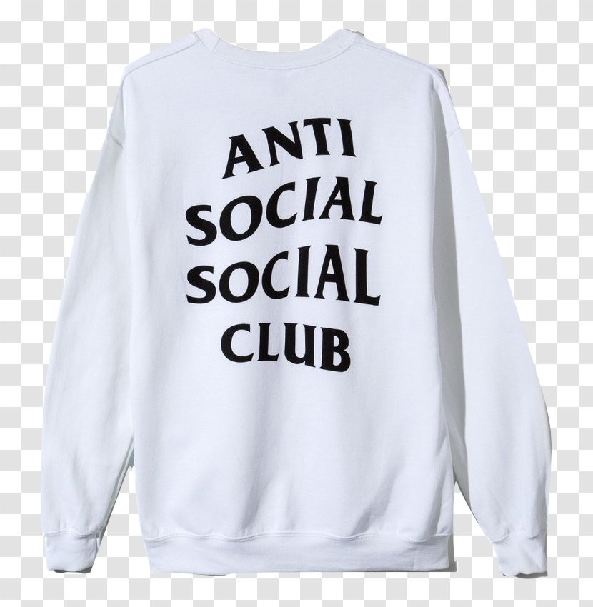 Anti Social Club T-shirt Hoodie Anti-social Behaviour Streetwear - Tshirt Transparent PNG