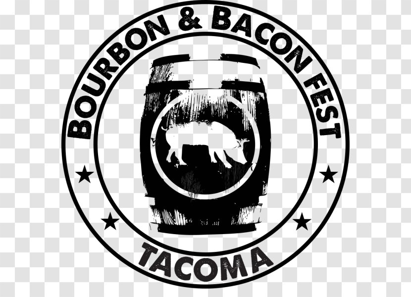 Bourbon Whiskey & Bacon Fest 2018 - Logo - Tacoma Armory PortlandBacon Transparent PNG