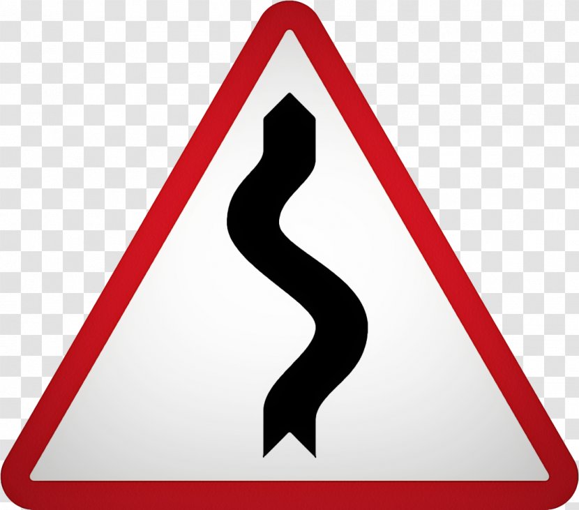 Road Cartoon - Traffic Sign - Logo Triangle Transparent PNG
