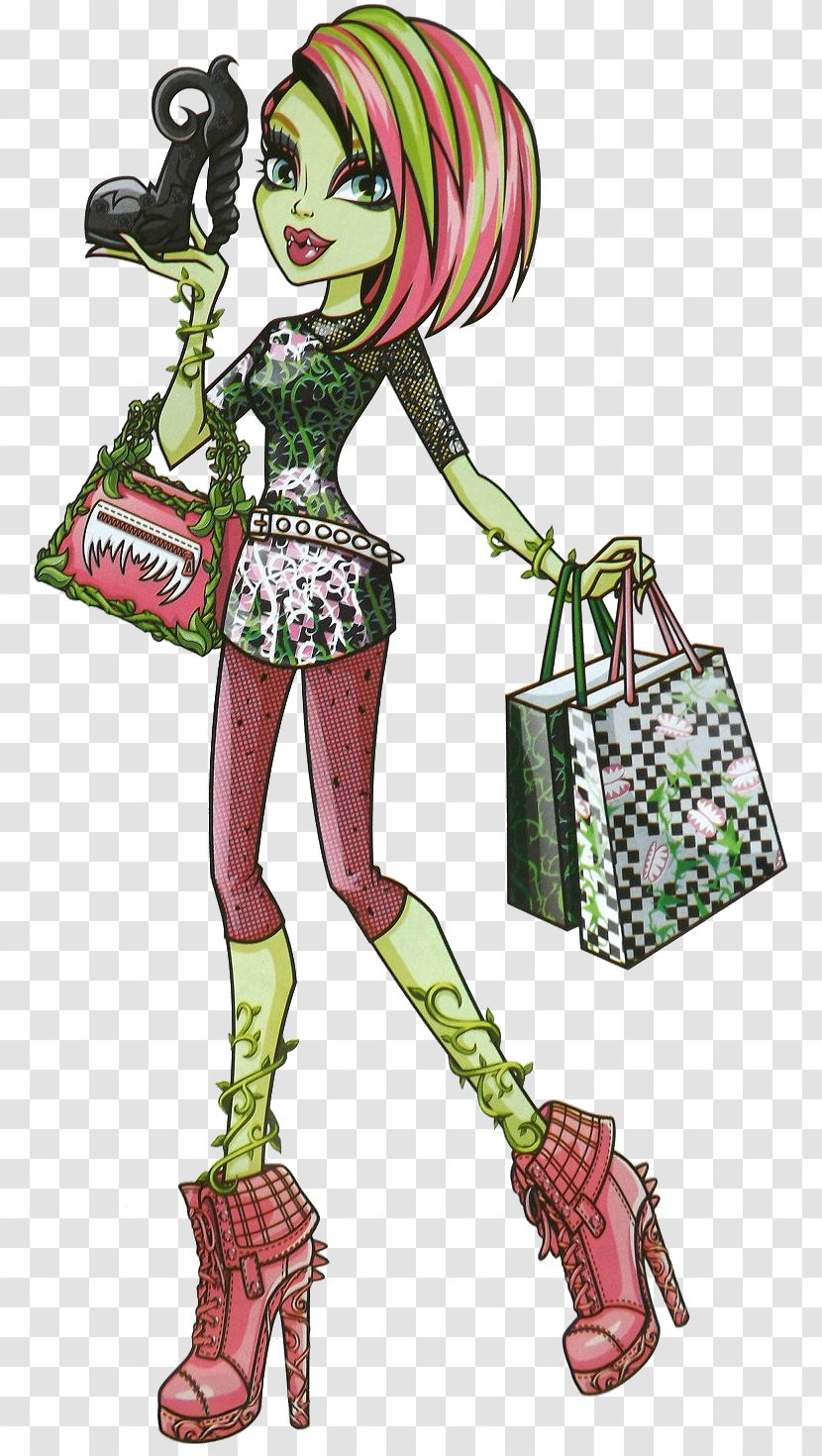 Frankie Stein Monster High Doll Art Fashion - Supervillain - Venus Transparent PNG
