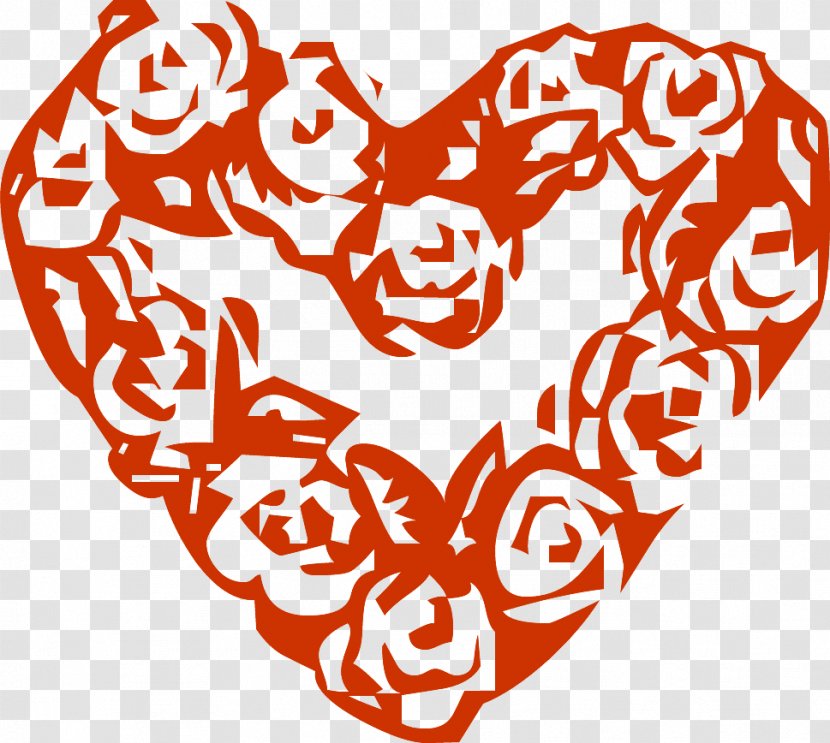 Cute Valentine Heart Illustration - Frame - Heart, FlowersOthers Transparent PNG