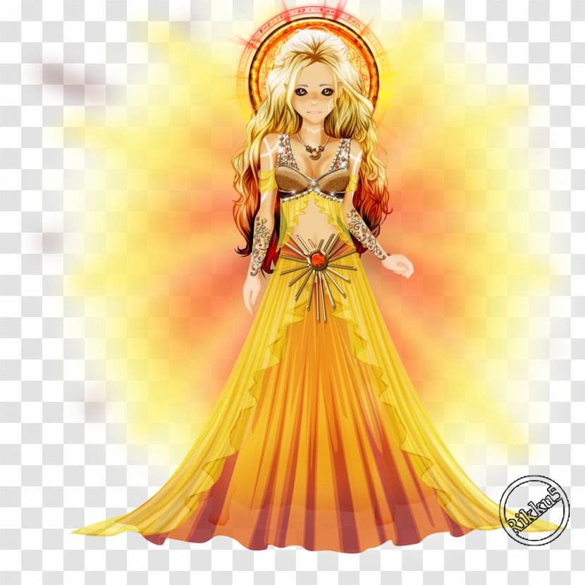 Fairy Costume Design Barbie - Yellow Transparent PNG