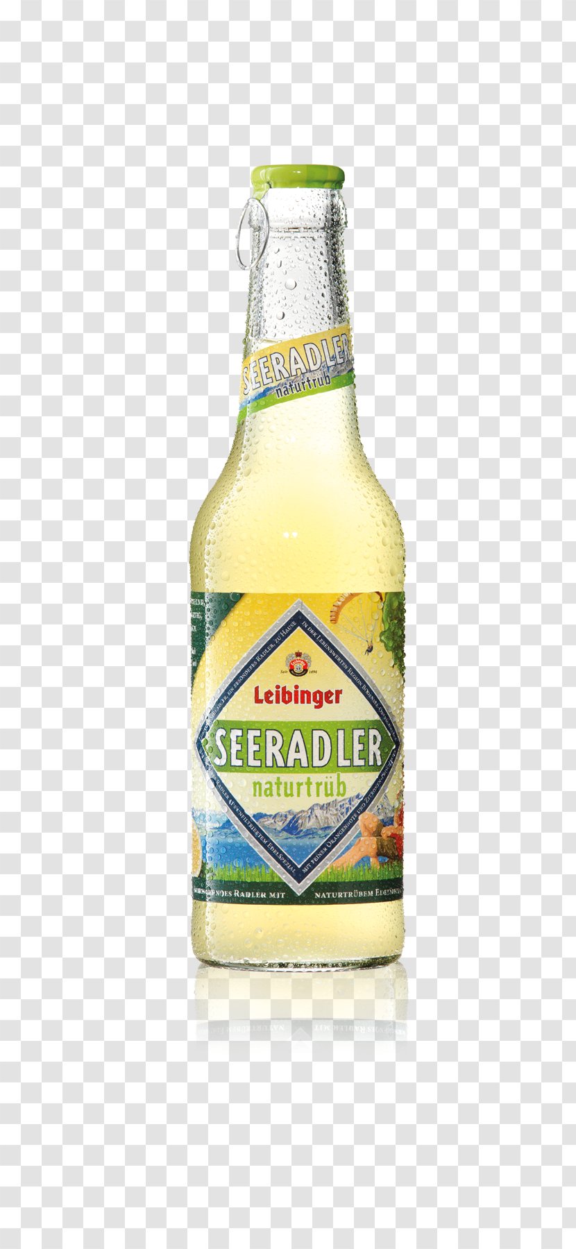 Beer Bottle Bock Leibinger Seeradler Lager - Lemon Lime Transparent PNG