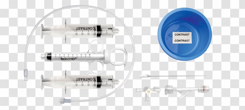 Medicine Syringe Contrast Agent Catheter Intravenous Therapy - Angioplasty Transparent PNG
