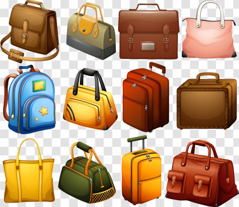 Handbag Stock Photography Illustration - Fashion - Vector Cartoon Bags Transparent PNG
