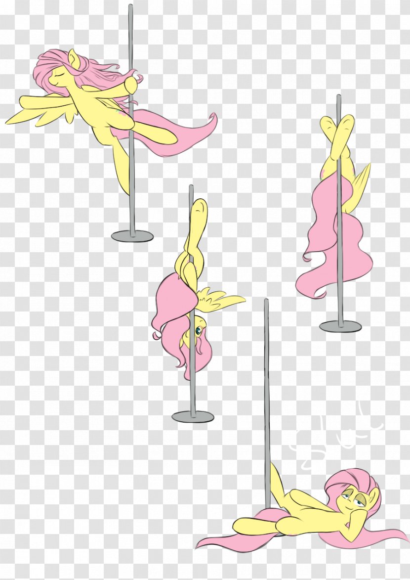 Pinkie Pie Rainbow Dash Pony Pole Dance - My Little Friendship Is Magic Fandom - Yellow Dancer Transparent PNG