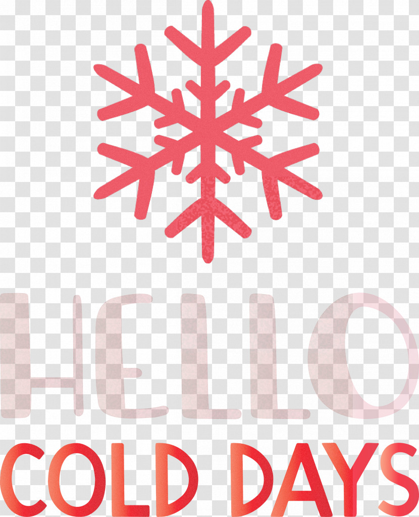Hello Cold Days Winter Snow Transparent PNG