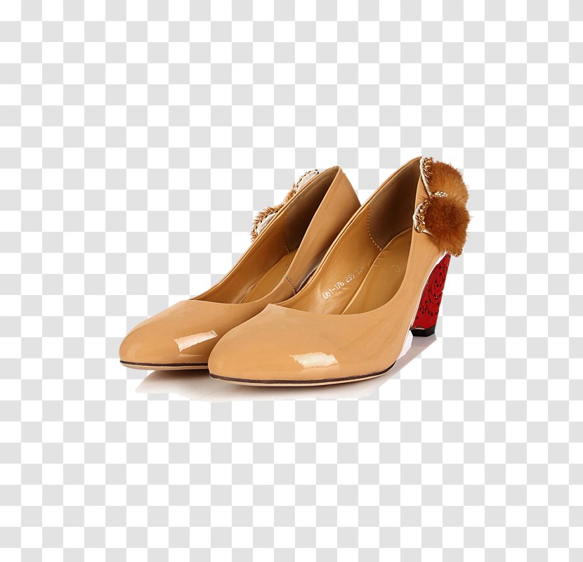 Dress Shoe High-heeled Footwear - Khaki Shoes Transparent PNG