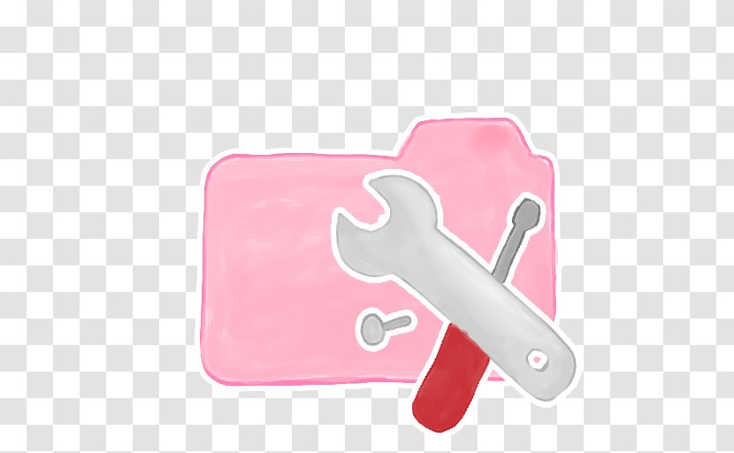 Pink Magenta Finger - Emoticon - Folder Candy Tools Transparent PNG