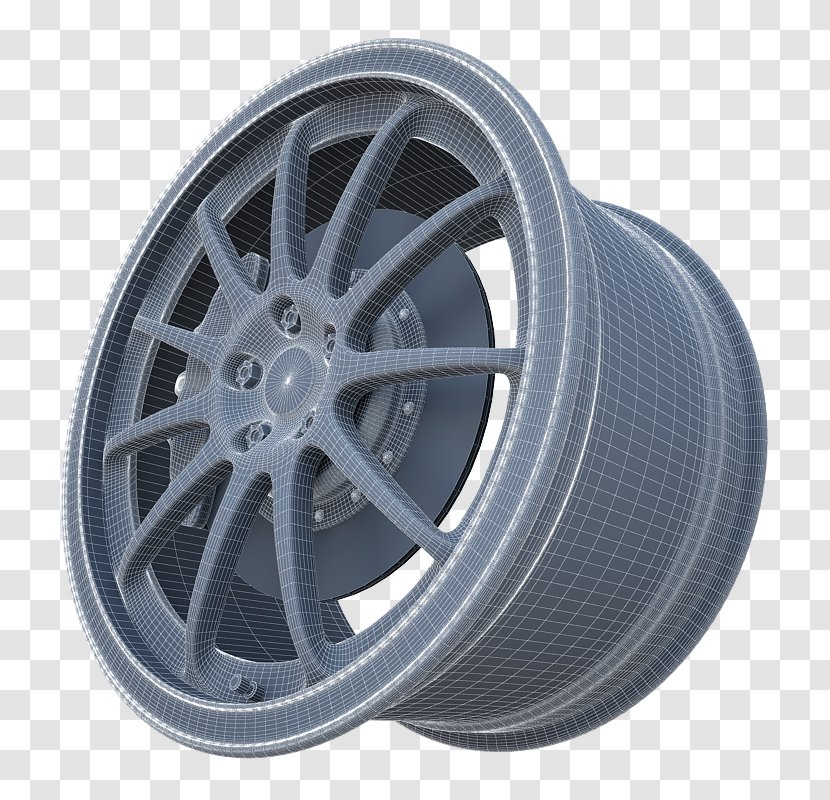 Alloy Wheel Tire Spoke Rim - Design Transparent PNG