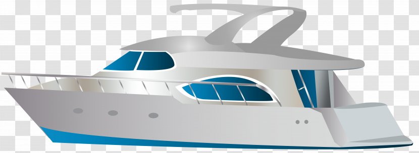 Motor Boats Yacht Car Clip Art - Boating - Sail Transparent PNG