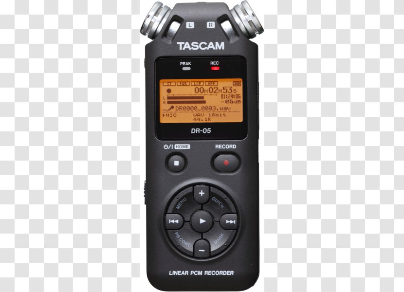 Microphone Digital Audio Tascam DR-05 DR-40 Transparent PNG
