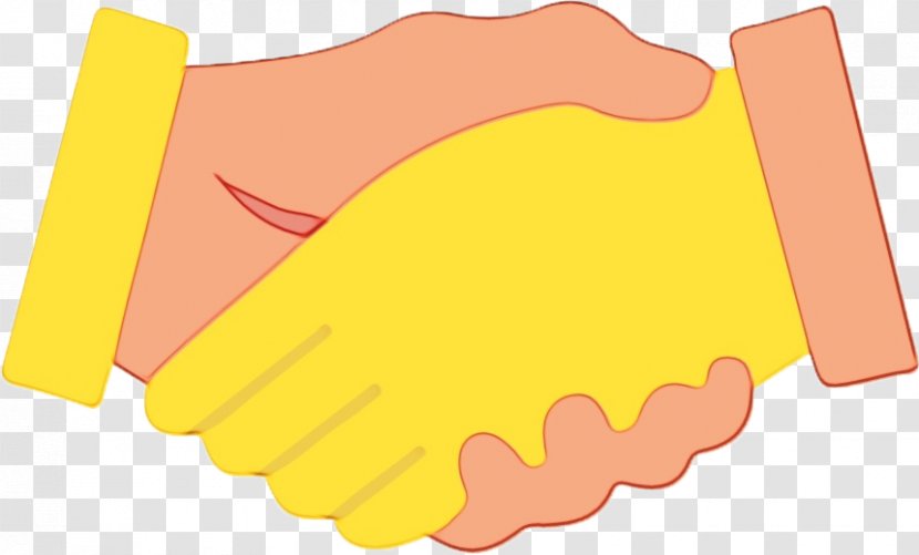 Yellow Background - Finger - Paper Product Transparent PNG