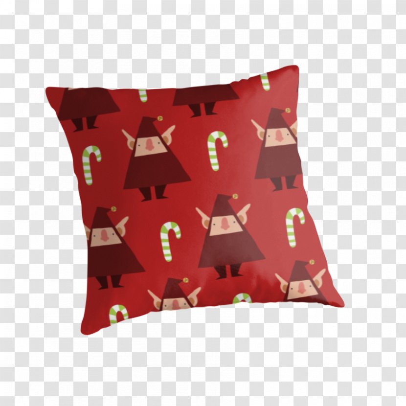 Throw Pillows Cushion Textile Christmas Ornament - Elf On The Shelf Transparent PNG