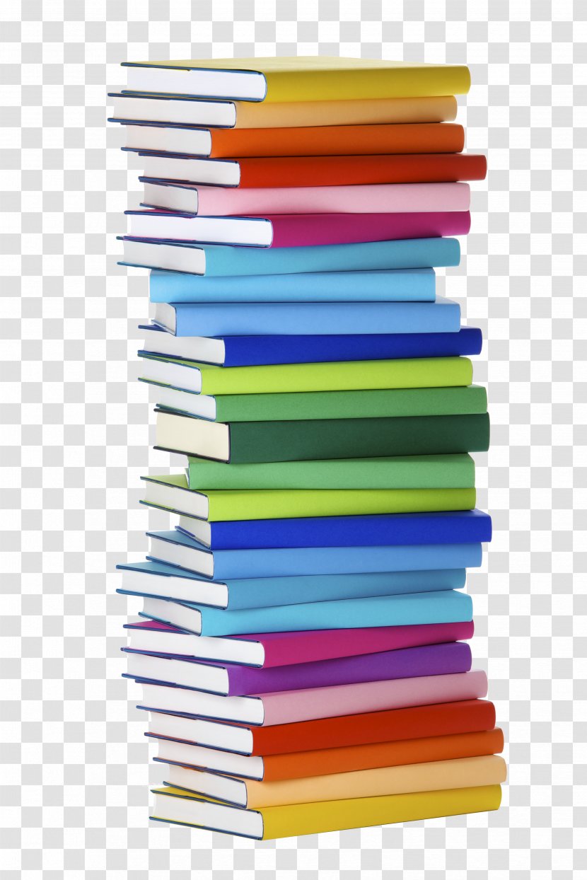 Book Stack Stock Photography Clip Art - Color Books Transparent PNG