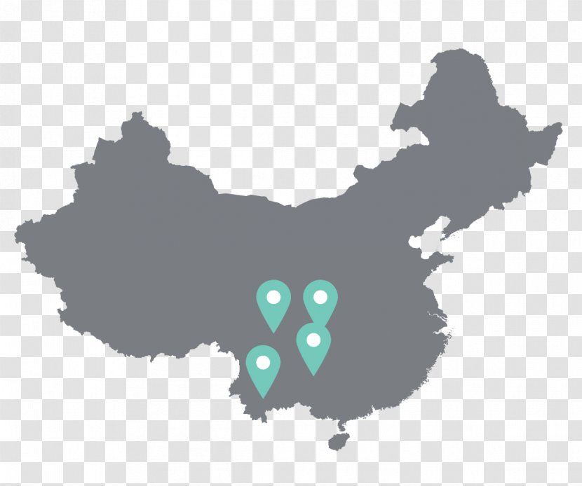 Flag Of China Map Stock Photography - Vector - Low Carbon Transparent PNG