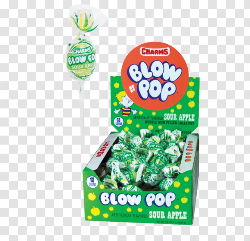 Charms Blow Pops Lollipop Tootsie Pop Bubble Gum Candy - Watermelon Transparent PNG