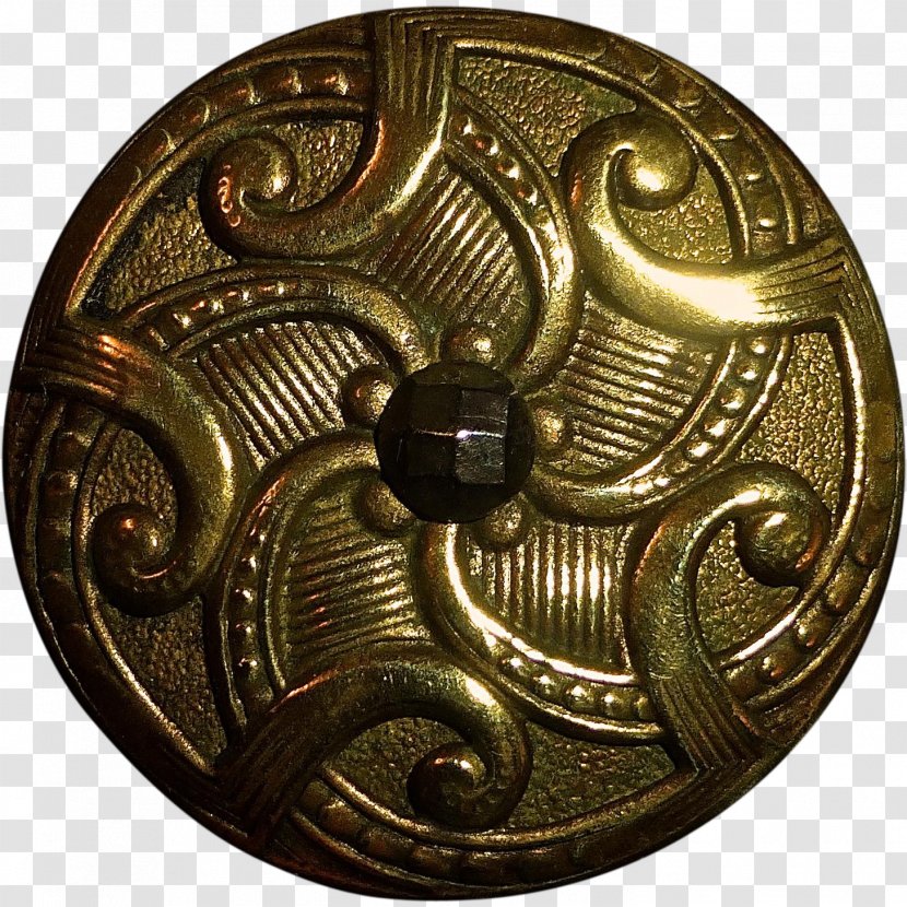 Brass Metal Button Bronze Copper - Pin - Chandelier Transparent PNG