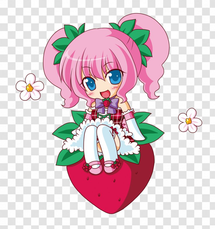 Tochigi Prefecture Strawberry 萌えキャラ学会 Moe - Flower Transparent PNG