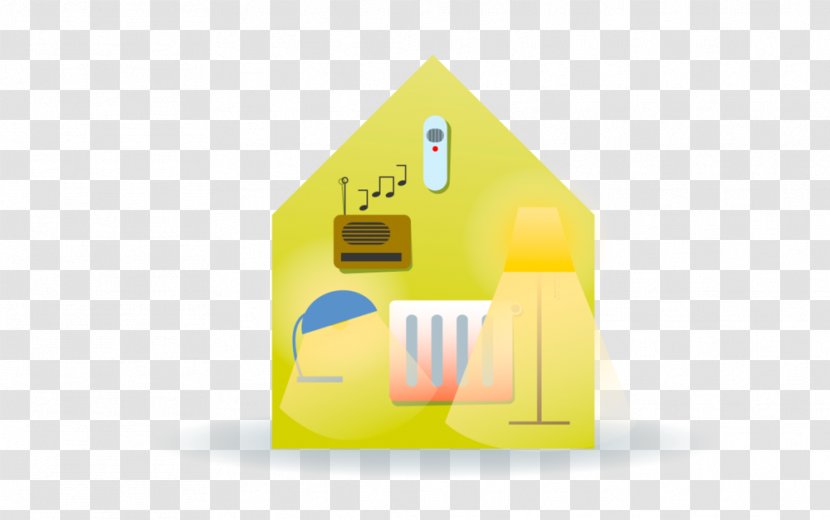 EWE AG Logo House - Yellow - Text Transparent PNG