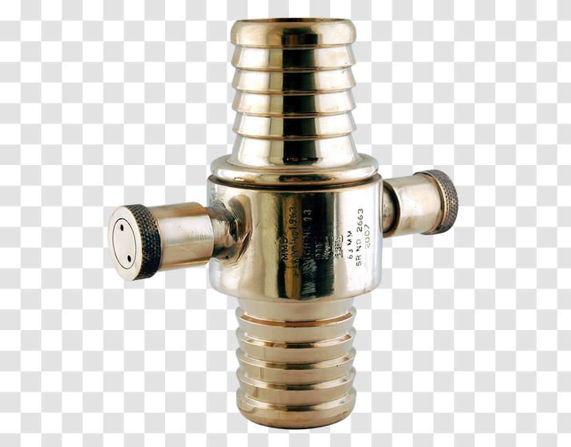 Brass Hose Coupling Fire Pipe Transparent PNG