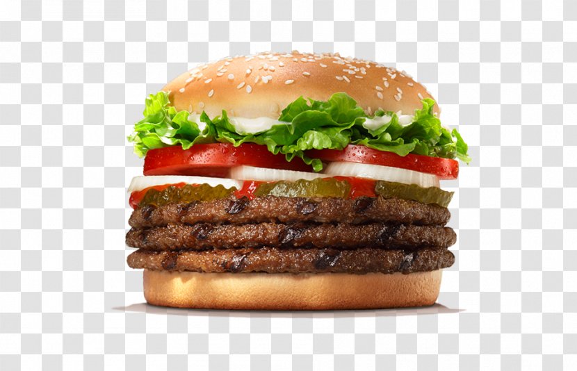 Whopper Hamburger Fast Food Take-out Burger King - Veggie Transparent PNG