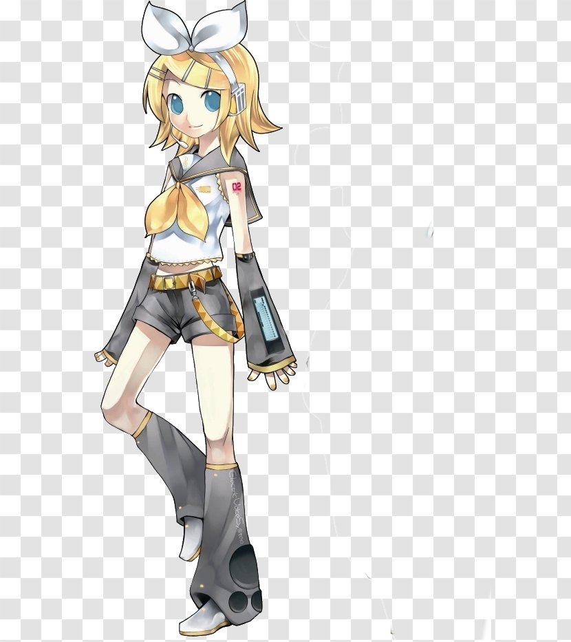 Kagamine Rin/Len Vocaloid Cosplay Costume Hatsune Miku - Frame Transparent PNG