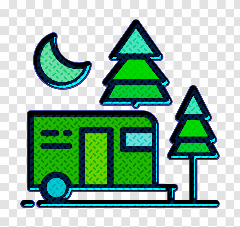 Nature Icon Trailer Icon Camping Icon Transparent PNG
