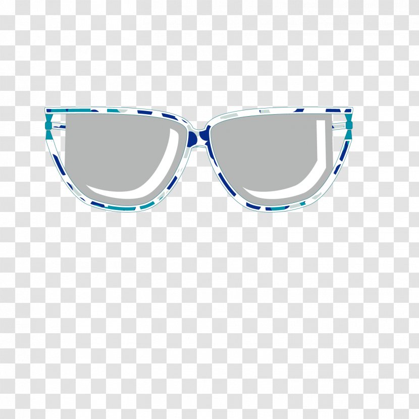 Goggles Sunglasses Pattern - Glasses - Summer Transparent PNG