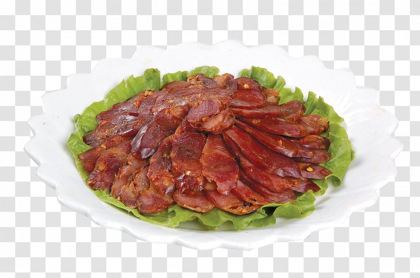 Sichuan Cuisine Chinese Sausage Red Cooking Delicatessen - Creative Homemade Transparent PNG