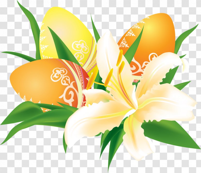 Easter Bunny Egg - Lily - PASQUA Transparent PNG