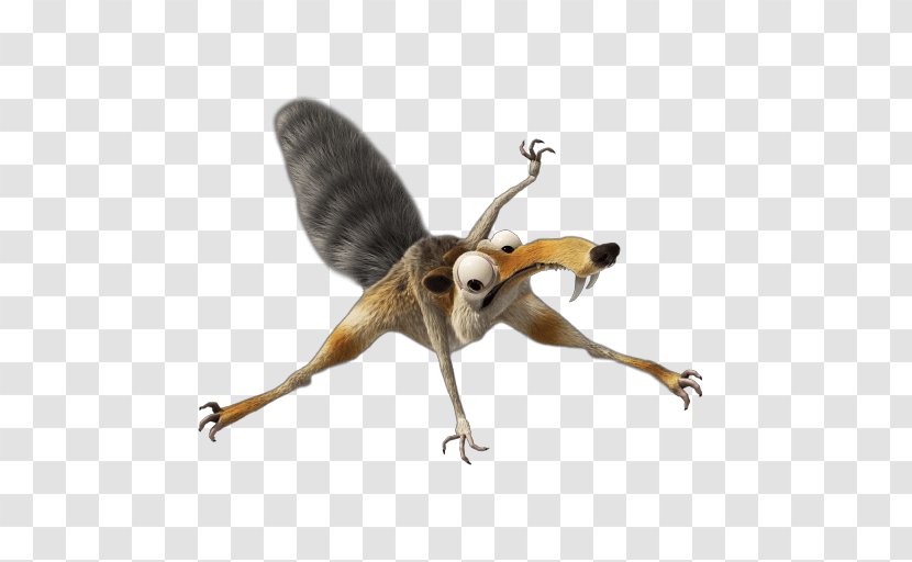 Scrat Sid Ice Age Fast Tony - Organism - Pollinator Transparent PNG