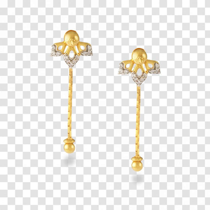 Earring Jewellery Gold Bangle Diamond - Body Jewelry Transparent PNG