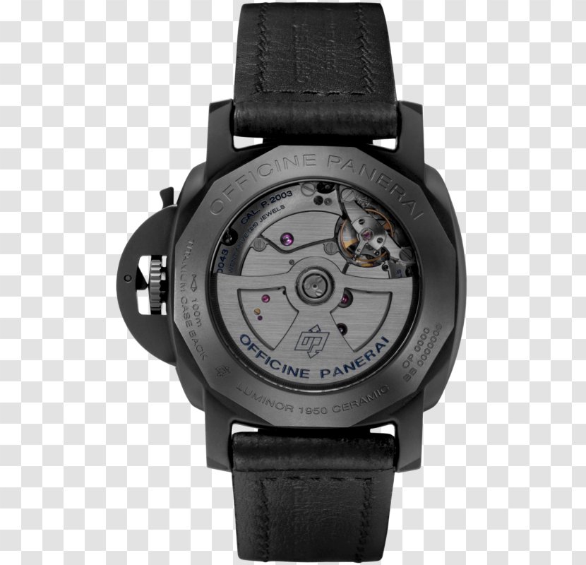 Watch Panerai Men's Luminor Marina 1950 3 Days Clock Strap - Counterfeit Transparent PNG