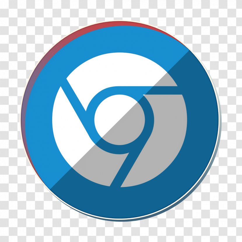 Chrome Icon - Electric Blue - Symbol Cobalt Transparent PNG