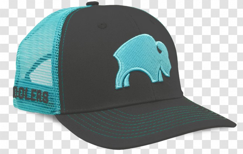 Bison Cap Hat Cooler Headgear - Blue Transparent PNG