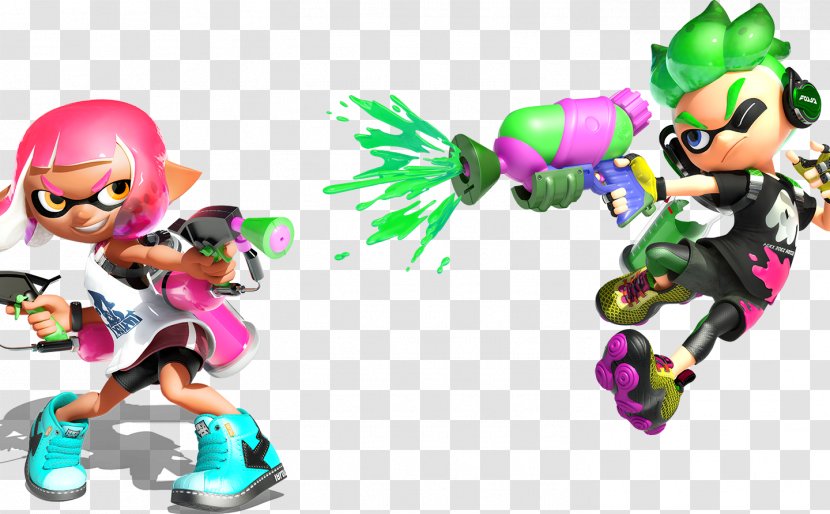Splatoon 2 Nintendo Switch Video Game - Fictional Character - Toy Transparent PNG
