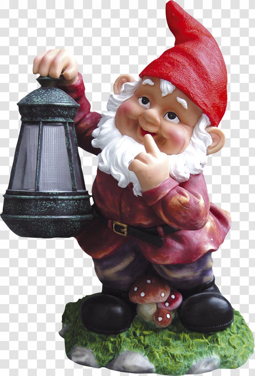 Light Fixture Solar Lamp Lantern - Garden Gnome Transparent PNG