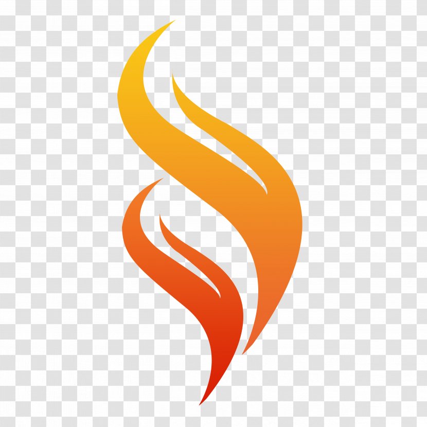 Logo Flame Graphic Design - Crescent Transparent PNG