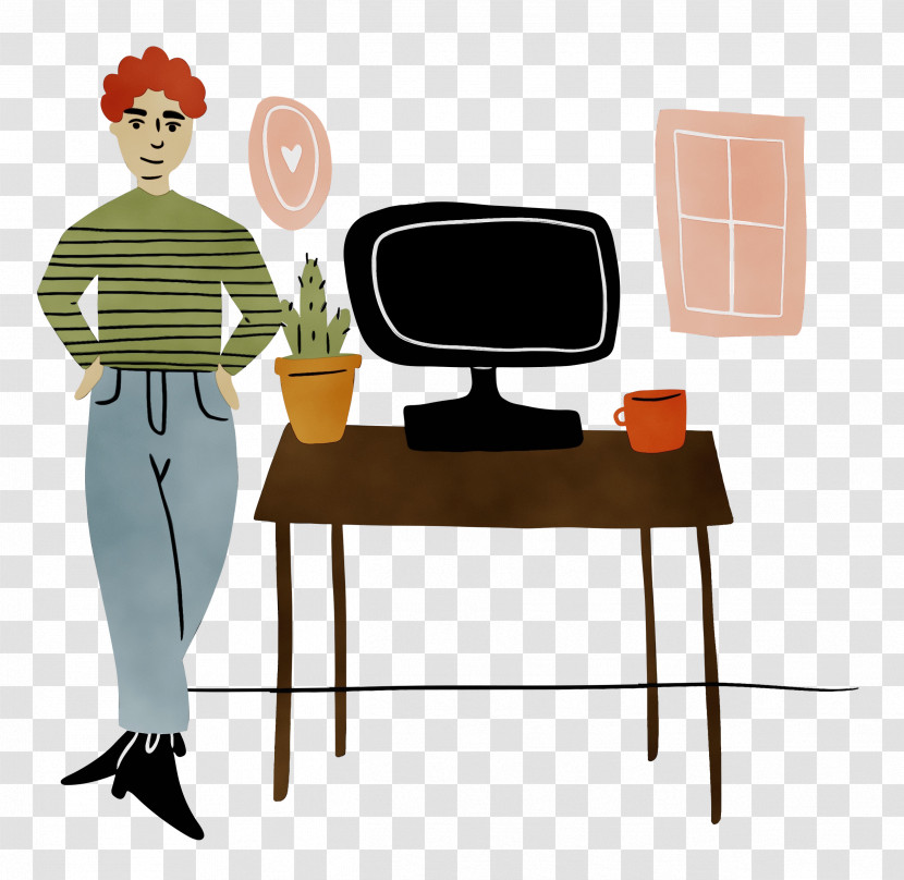 Drawing Desk Painting Paper Cartoon Transparent PNG