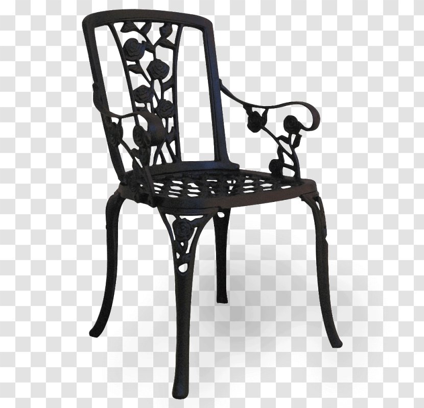 Table Chair Garden Furniture Cast Iron Transparent PNG