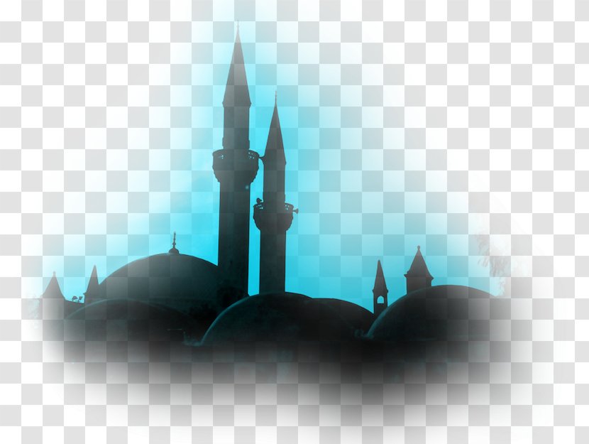 Animation - Cartoon - Blue Dream Castle Transparent PNG