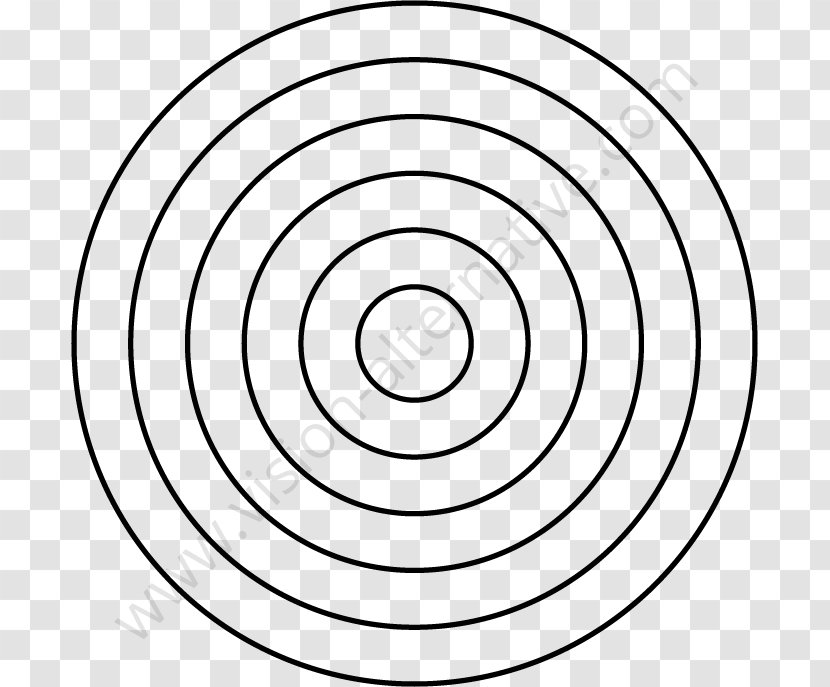 Circle Concentric Objects Point Visual Perception Angle Transparent PNG