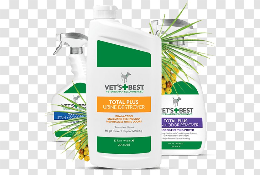 Vet's Best Cat Stain & Odor Remover BR10397 Pet Brand Product - Spray Transparent PNG